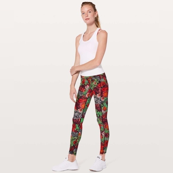 Lululemon Speed Up Tight Full-On Luxtreme 28" Zen Garden Multi Size 4 - Picture 1 of 11